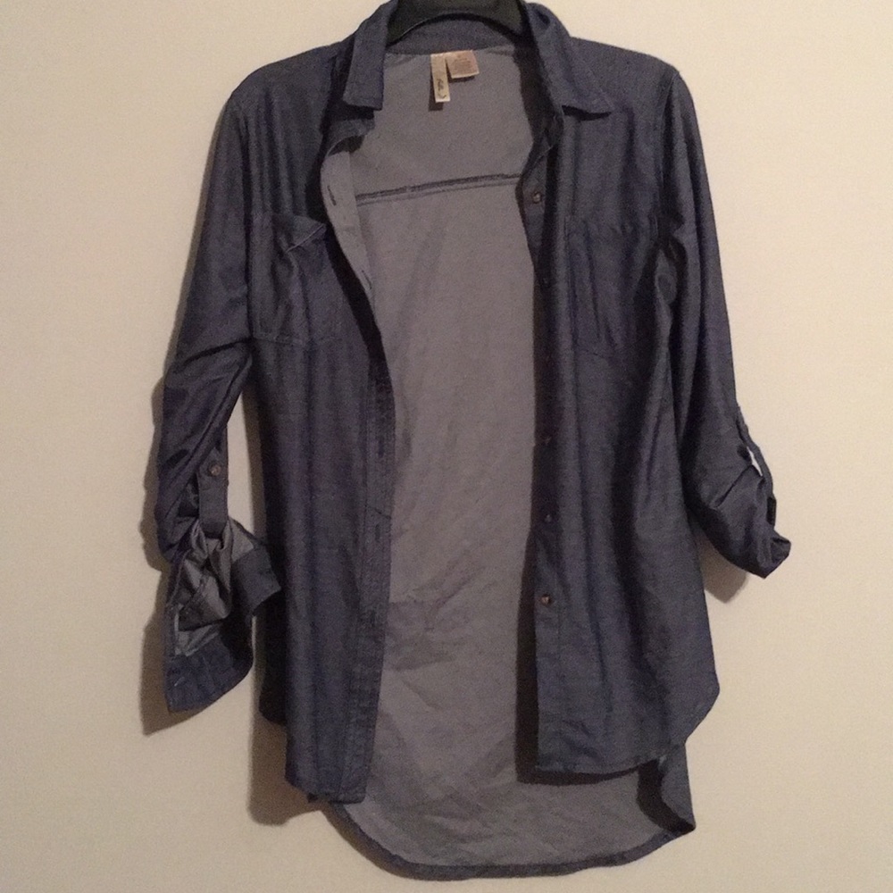 Denim-like Button up shirt